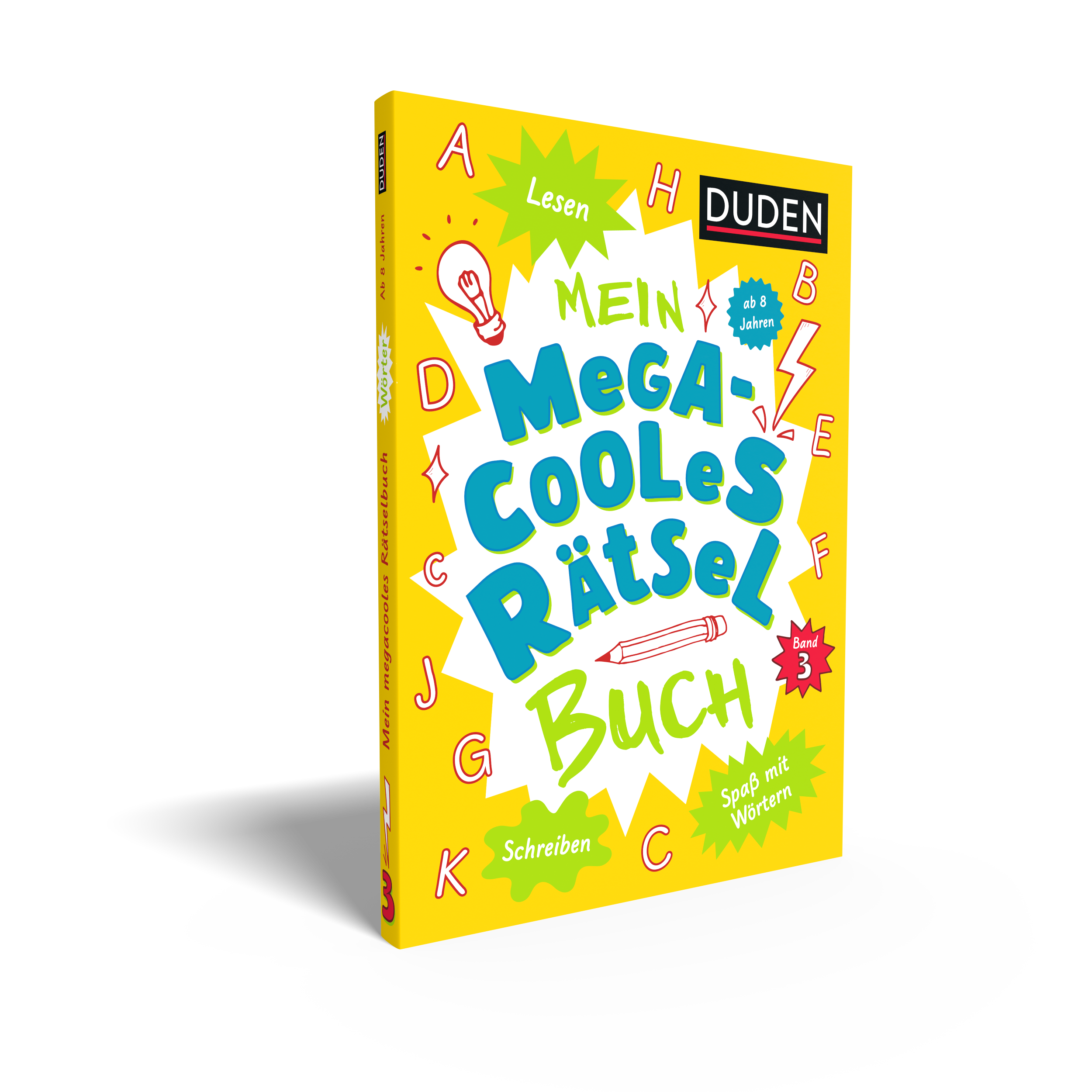 Mein megacooles Rätselbuch - Lesen | Schreiben | Spaß mit Wörtern - ab 8 Jahren - Band 3