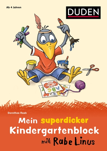 Mein superdicker Kindergartenblock mit Rabe Linus Mein superdicker Kindergartenblock mit Rabe Linus
