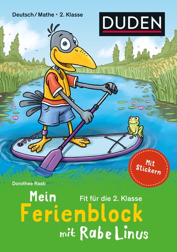 Mein Ferienblock mit Rabe Linus – Fit für die 2. Klasse