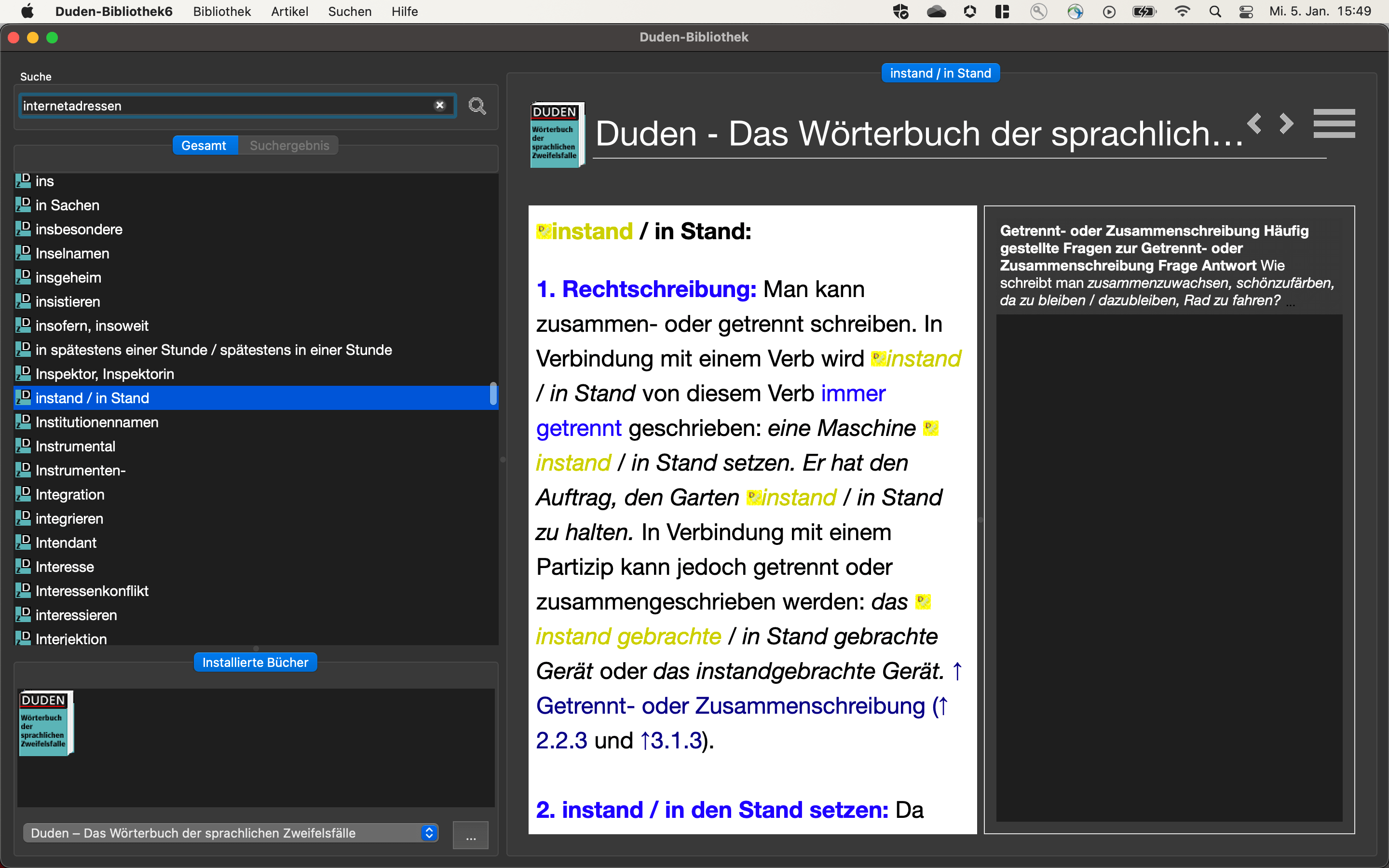 Duden – Sprachliche Zweifelsfälle