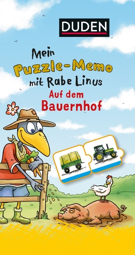 Mein Puzzlememo mit Rabe Linus – Auf dem Bauernhof Mein Puzzlememo mit Rabe Linus – Auf dem Bauernhof