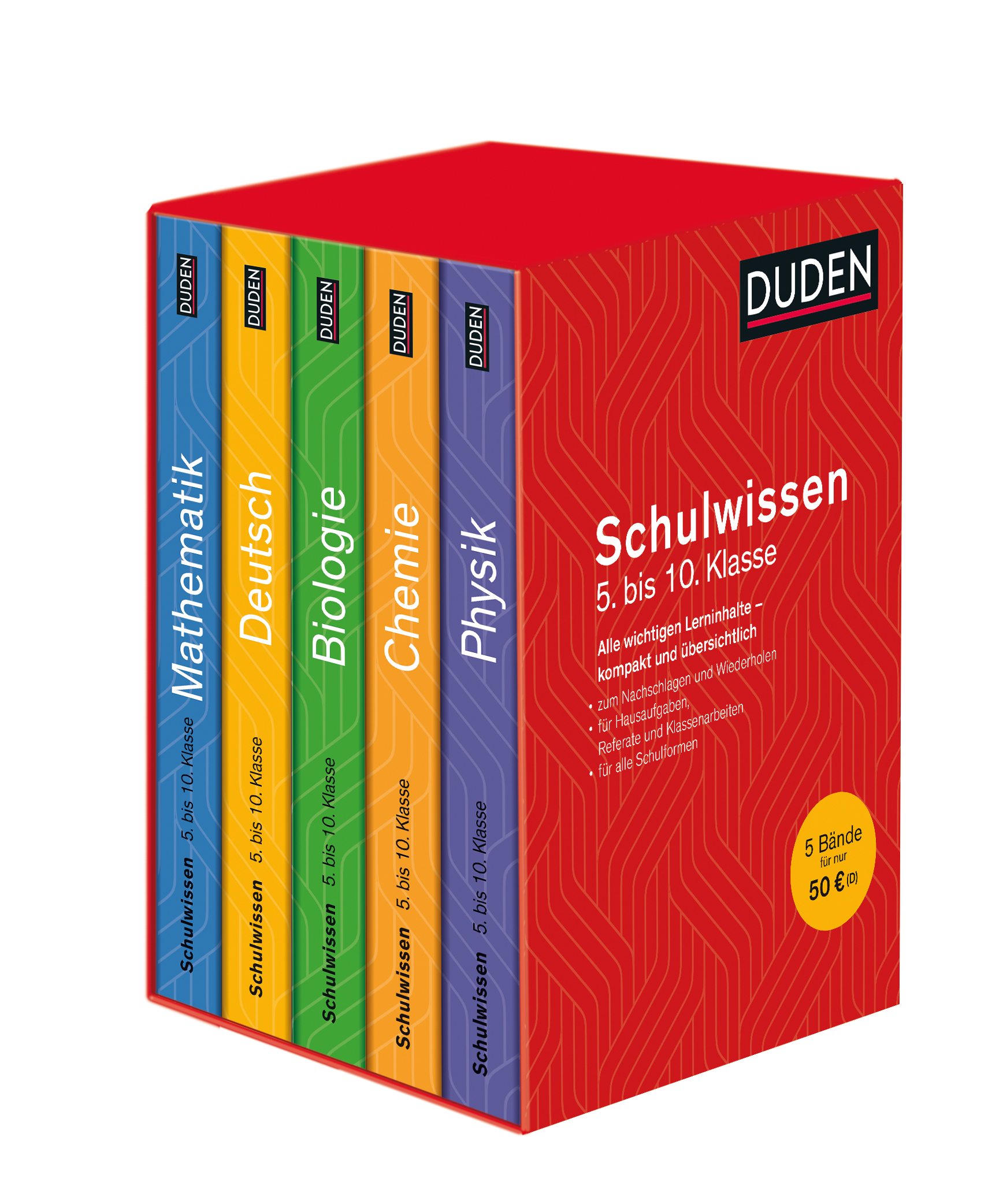Duden Schulwissen 5. bis 10. Klasse 5 Bände Duden Schulwissen 5. bis 10. Klasse 5 Bände